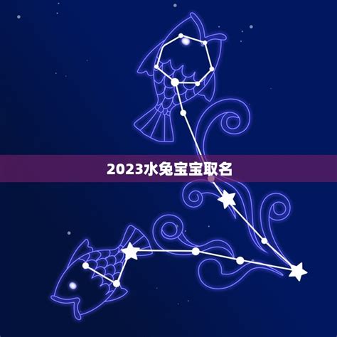 水兔取名|盘点2023年水兔宝宝取名宜用汉字 兔宝宝文雅名字一览